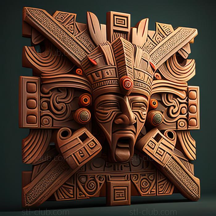 3D model st aztec (STL)